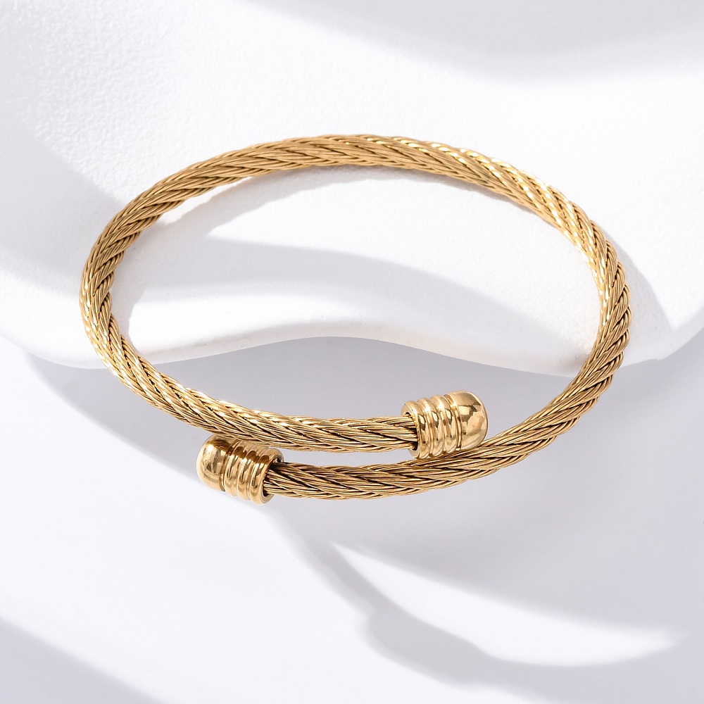 Pulsera de Acero Quirúrgico Oro