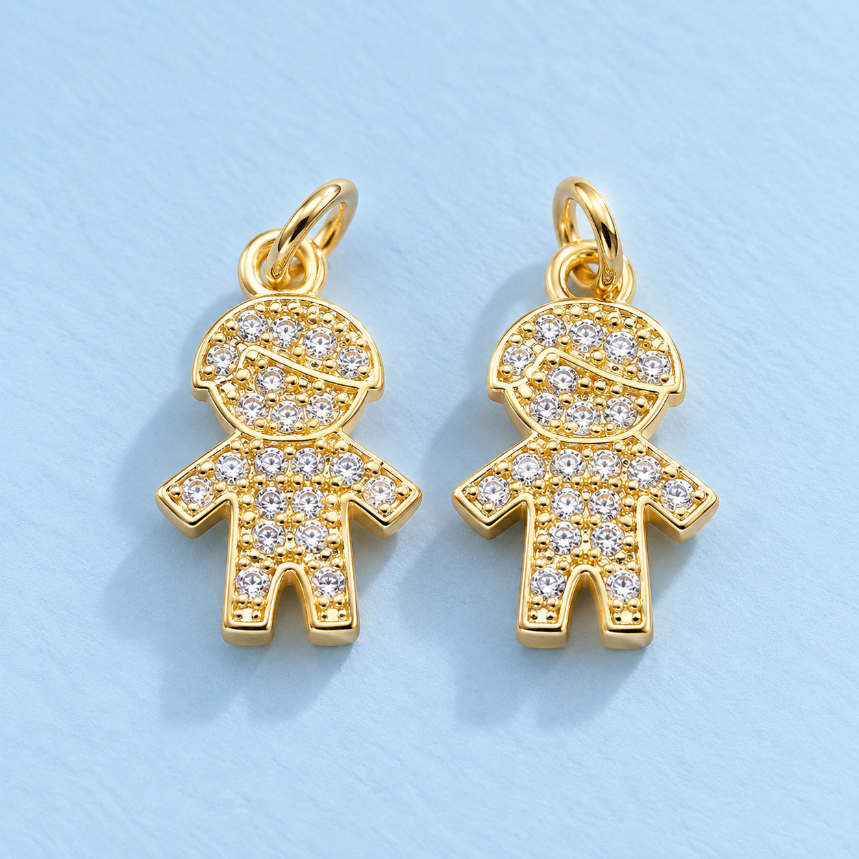 Dije Cubic Zirconia Niño Hijo