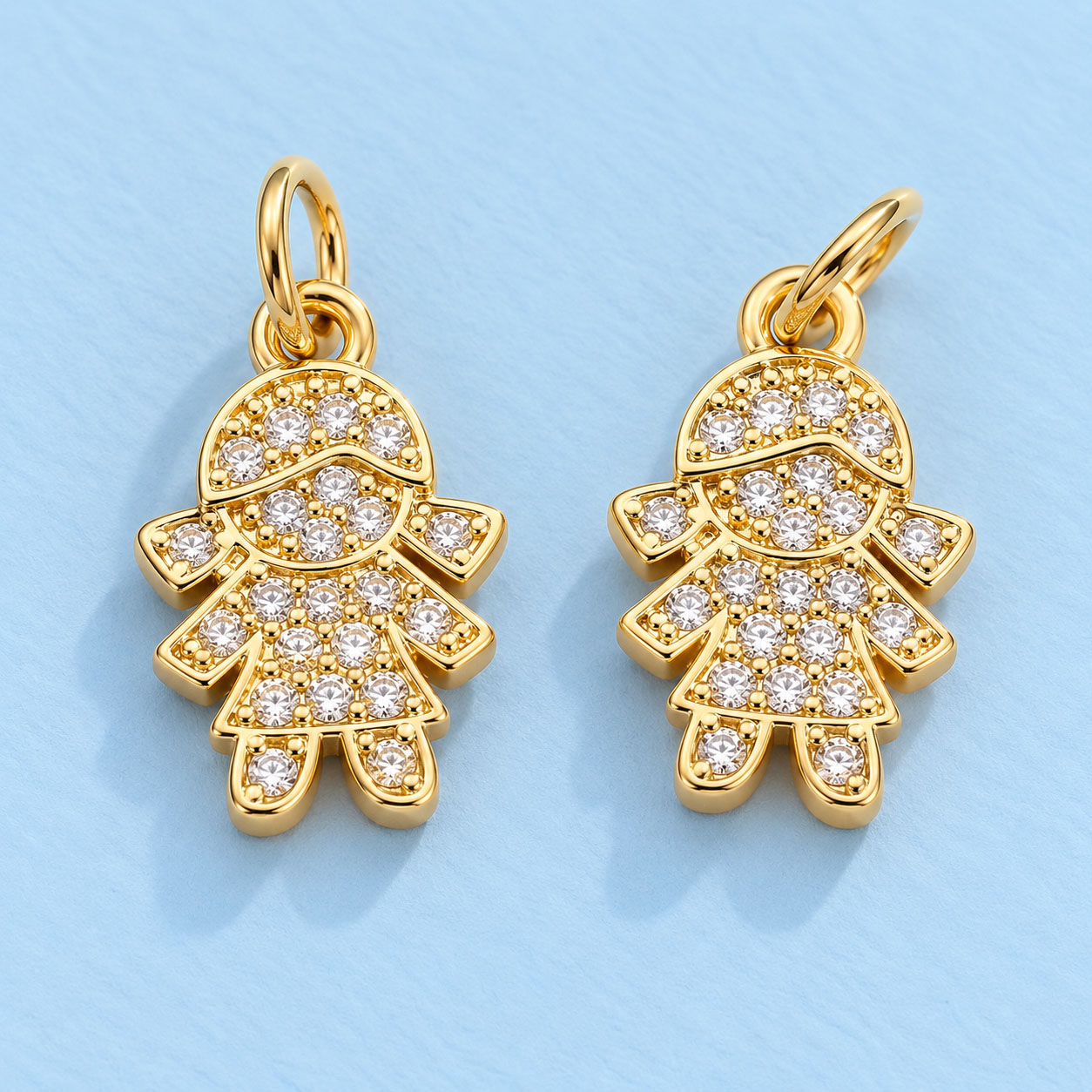 Dije Cubic Zirconia Niña Hija