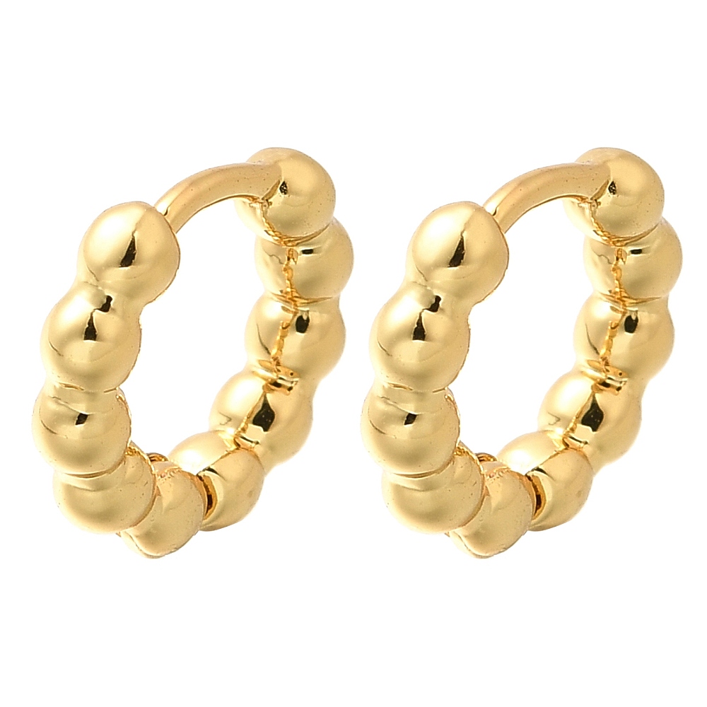 Aros Tipo Argolla con Baño de Oro 18k — foto 5