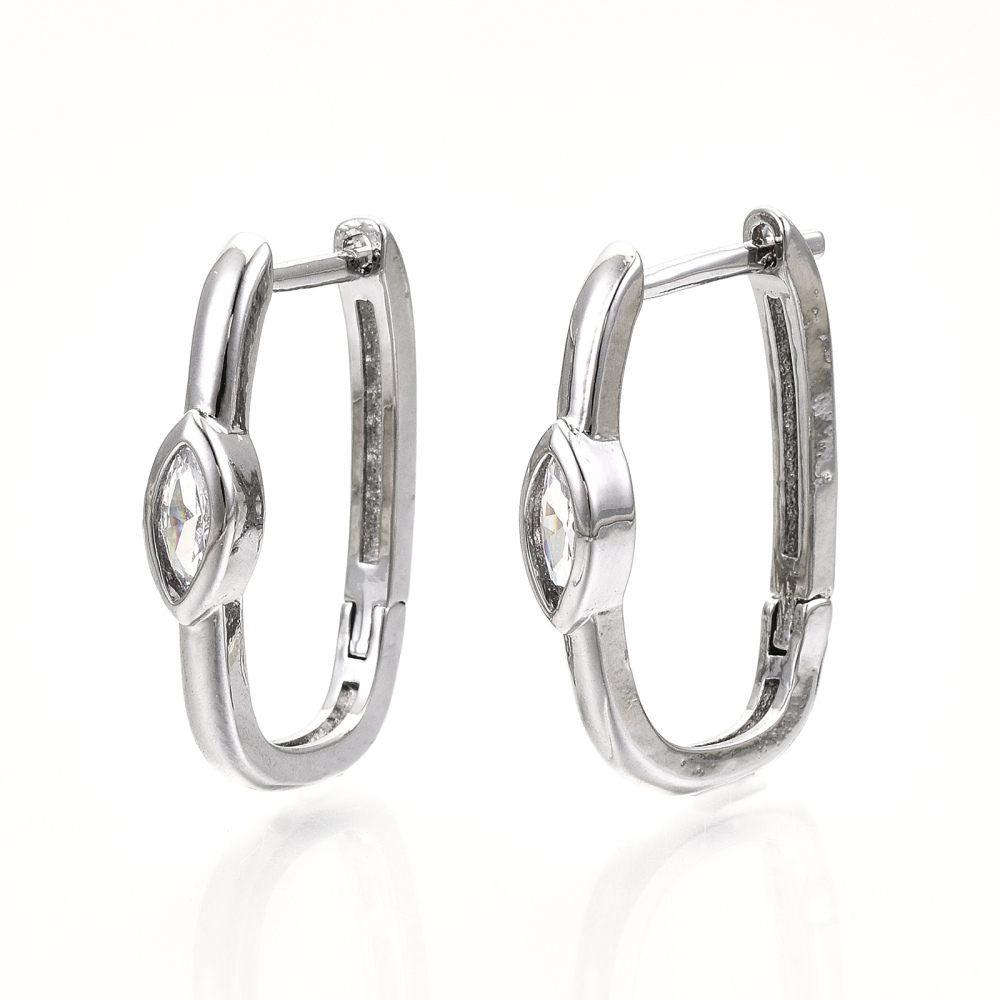 Aros Argolla con Centro de Cubic Zirconia — foto 5